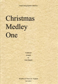Christmas Medley No 1 Martelli String Quartet Scr Sheet Music Songbook