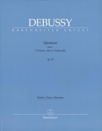 Debussy String Quartet Op10 Set Of Parts Sheet Music Songbook