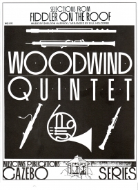 Fiddler On The Roof Holcombe Woodwind Quintet Sheet Music Songbook