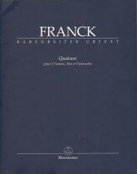 Franck Quatuor 2vn/va/vc Strucken-paland Parts Sheet Music Songbook