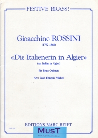 Rossini Italian Girl In Algiers Brass Quintet Set Sheet Music Songbook
