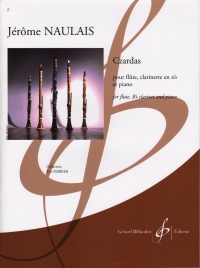 Naulais Czardas Flute Clarinet & Piano Sheet Music Songbook