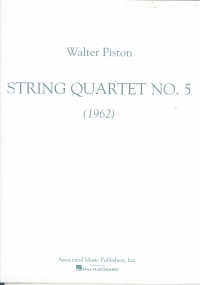 Piston String Quartet No 5 Set Of Parts Sheet Music Songbook