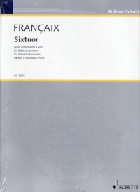 Francaix Sixtour Woodwind Parts Sheet Music Songbook