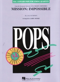 Mission Impossible Theme Pops For String Quartet Sheet Music Songbook