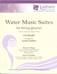 Handel Water Music Suites For String Quartet Parts Sheet Music Songbook