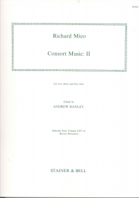 Mico Consort Music Set Ii 2-5 Viols Set Of Parts Sheet Music Songbook