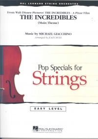 Giacchino The Incredibles Easy Pop Specials String Sheet Music Songbook