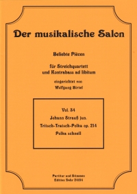Musical Salon 34 Strauss Tritsch-tratsch Polka Sheet Music Songbook