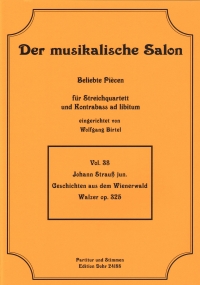 Musical Salon 38 Strauss Tales From Vienna Woods Sheet Music Songbook