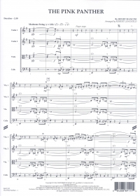 Mancini The Pink Panther String Quartet Full Sc Sheet Music Songbook