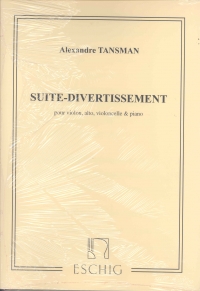 Tansman Suite-divertissement Piano Quartet Sc&pts Sheet Music Songbook