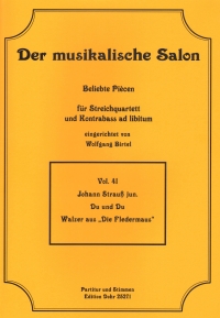 Musical Salon 41 Strauss Jr Du Und Du Sheet Music Songbook