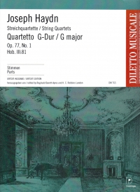 Haydn String Quartet G Major Op77/1 Hob Iii:81 Pts Sheet Music Songbook