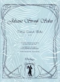 Strauss Tritsch Tratsch Polka Op214 Vln, Vcl & Pf Sheet Music Songbook