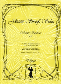 Strauss Wiener Bonbons Op307 Vln, Vcl & Pf Sheet Music Songbook