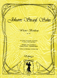 Strauss Wiener Bonbons Op307 Vln, Vcl & Pf Sheet Music Songbook