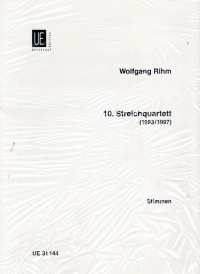 Rihm, Wolfgang - String Quartet No. 10 Sheet Music Songbook