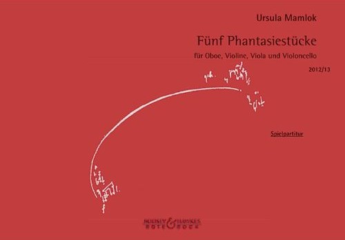 Mamlok Funf Phantasiestucke Performance Scores Sheet Music Songbook