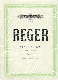 Reger String Trio D Min Op141b Vln, Vla & Vlc S/p Sheet Music Songbook