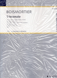 Boismortier Trio Sonata G 2 Treble Recs/kbrd S/p Sheet Music Songbook