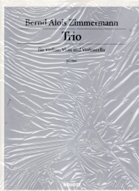 Zimmermann Trio Violin, Viola & Cello Score & Pts Sheet Music Songbook