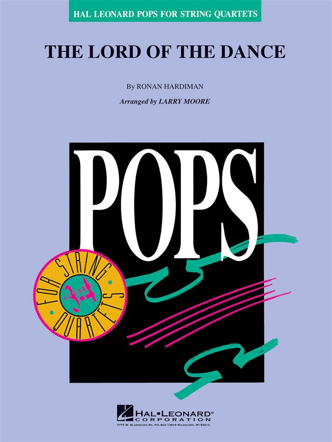 Lord Of The Dance Pops For Strings Quartet Sheet Music Songbook