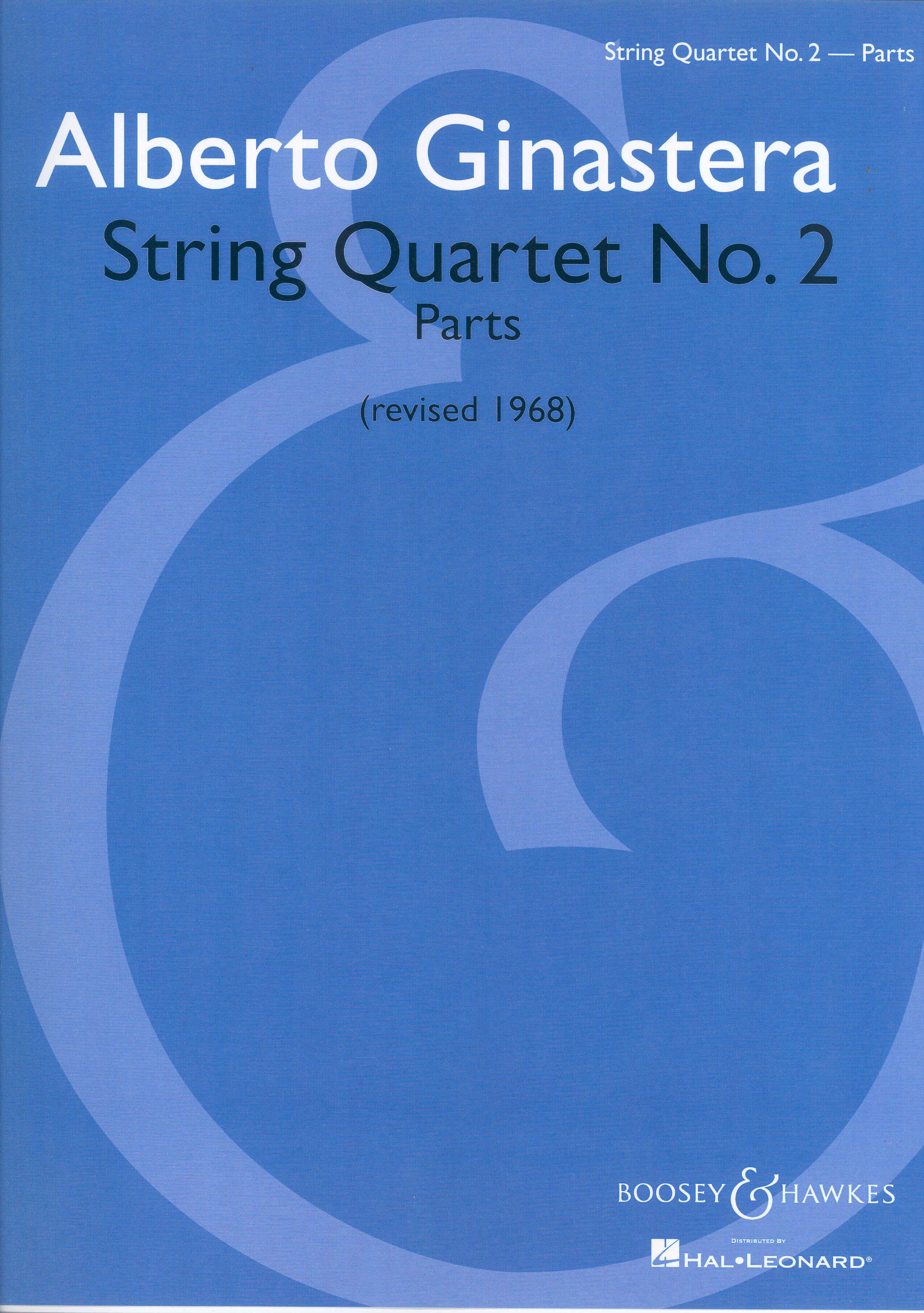 Ginastera String Quartet No 2  Parts Sheet Music Songbook