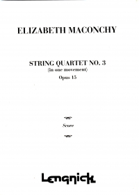 Maconchy String Quartet No3 Score Sheet Music Songbook