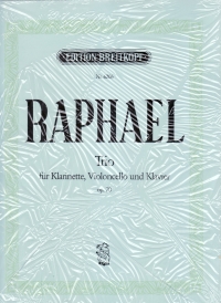 Raphael Trio Op70 Clarinet, Cello, Piano Sheet Music Songbook