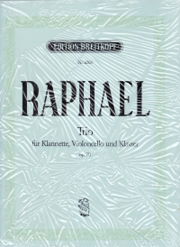 Raphael Trio Op70 Clarinet, Cello, Piano Sheet Music Songbook
