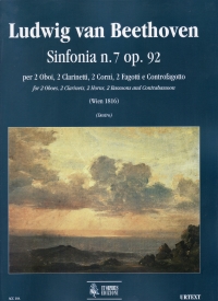 Beethoven Symphony No7 Op92 Wind Ensemble Score Sheet Music Songbook