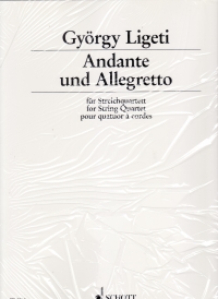 Ligeti Andante & Allegretto String Quartet S/p Sheet Music Songbook