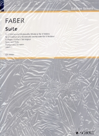 Faber Suite In G Major String Trio Score & Parts Sheet Music Songbook