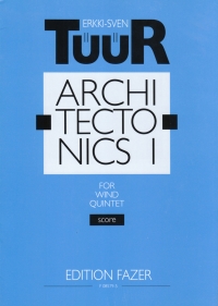 Tuur Architectonics I Wind Quintet Score Sheet Music Songbook