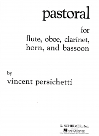 Persichetti Pastoral Op21 Woodwind Quintet Sheet Music Songbook