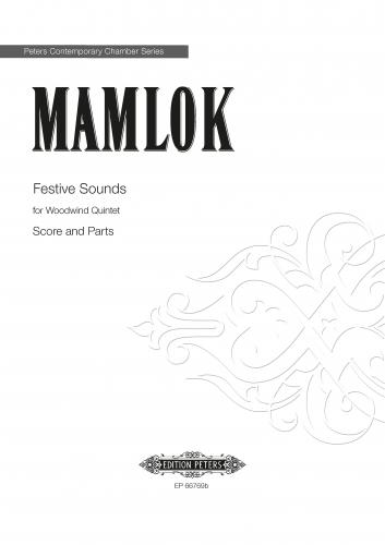 Mamlok Festive Sounds Wind Quartet Score & Parts Sheet Music Songbook