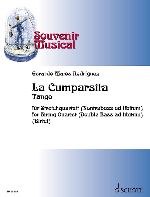 Rodriguez La Cumparsita String Quartet Sc & Pts Sheet Music Songbook