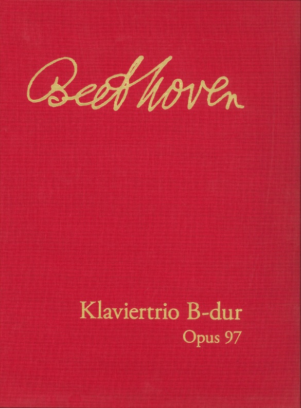 Beethoven Klaviertrio Op97 Sheet Music Songbook