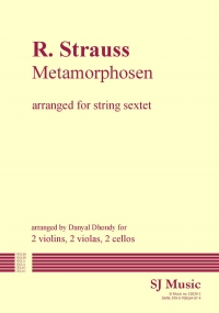 Strauss R Metamorphosen Dhondy String Sextet Parts Sheet Music Songbook