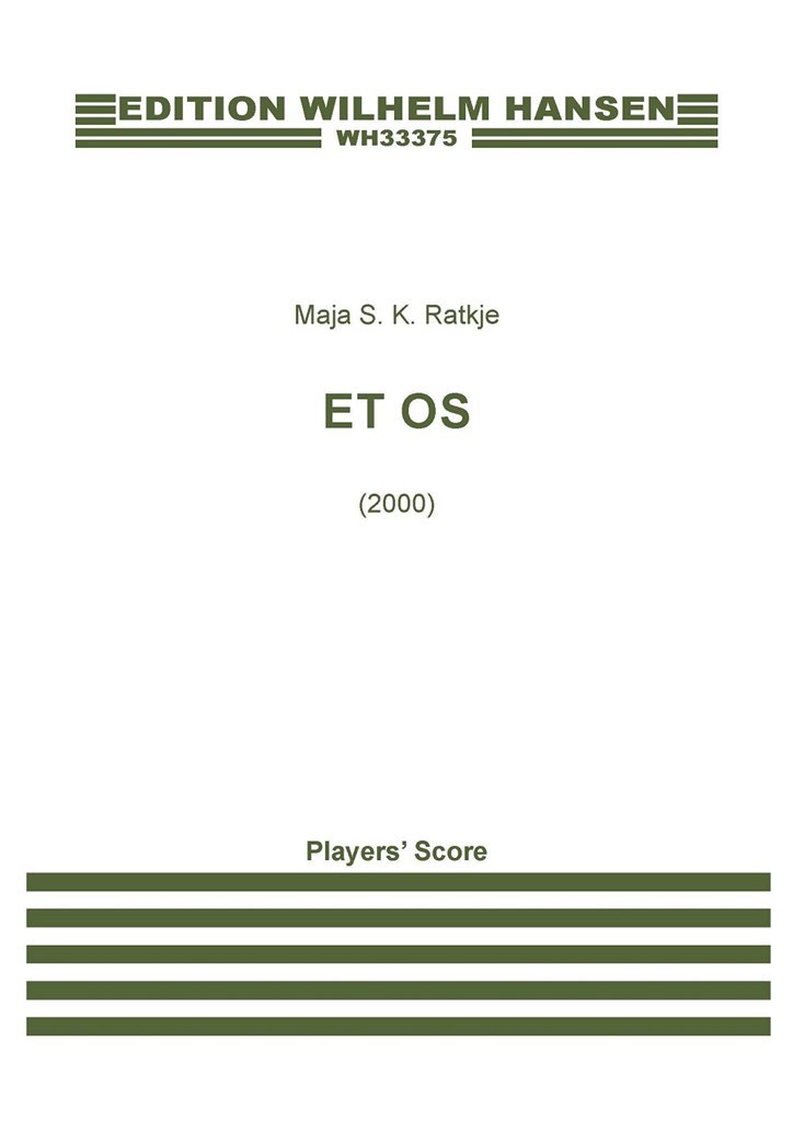 Ratkje Et Os String Trio & Narrator Playing Score Sheet Music Songbook