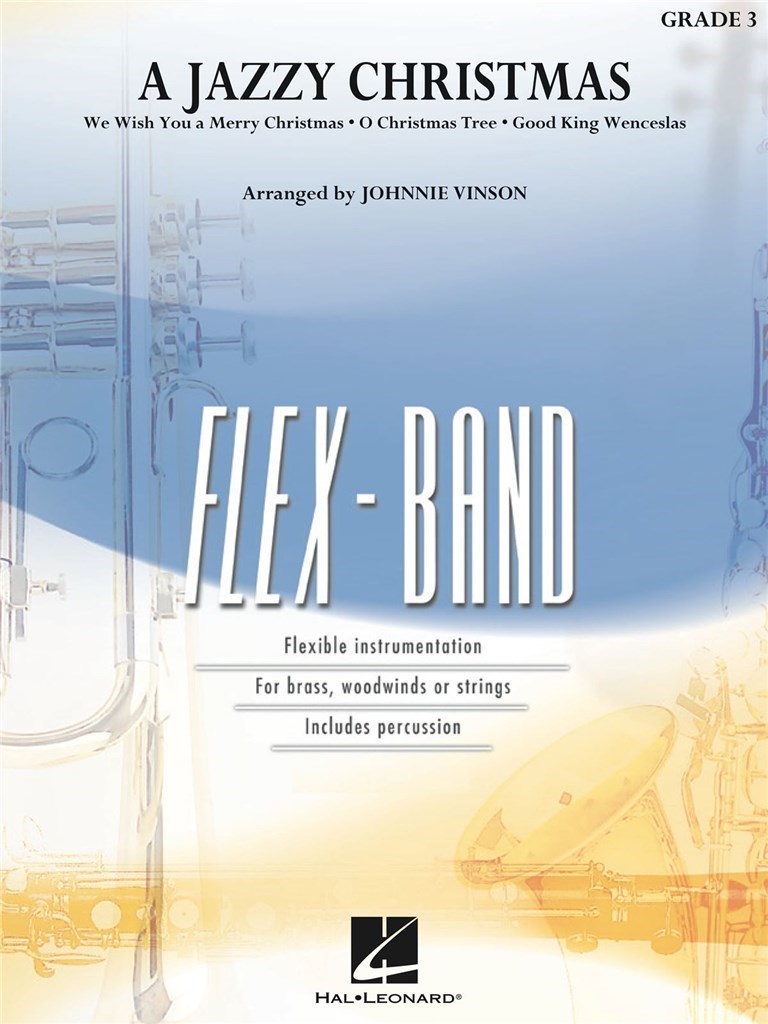 A Jazzy Christmas 5-part Flexible Band Sc & Pts Sheet Music Songbook