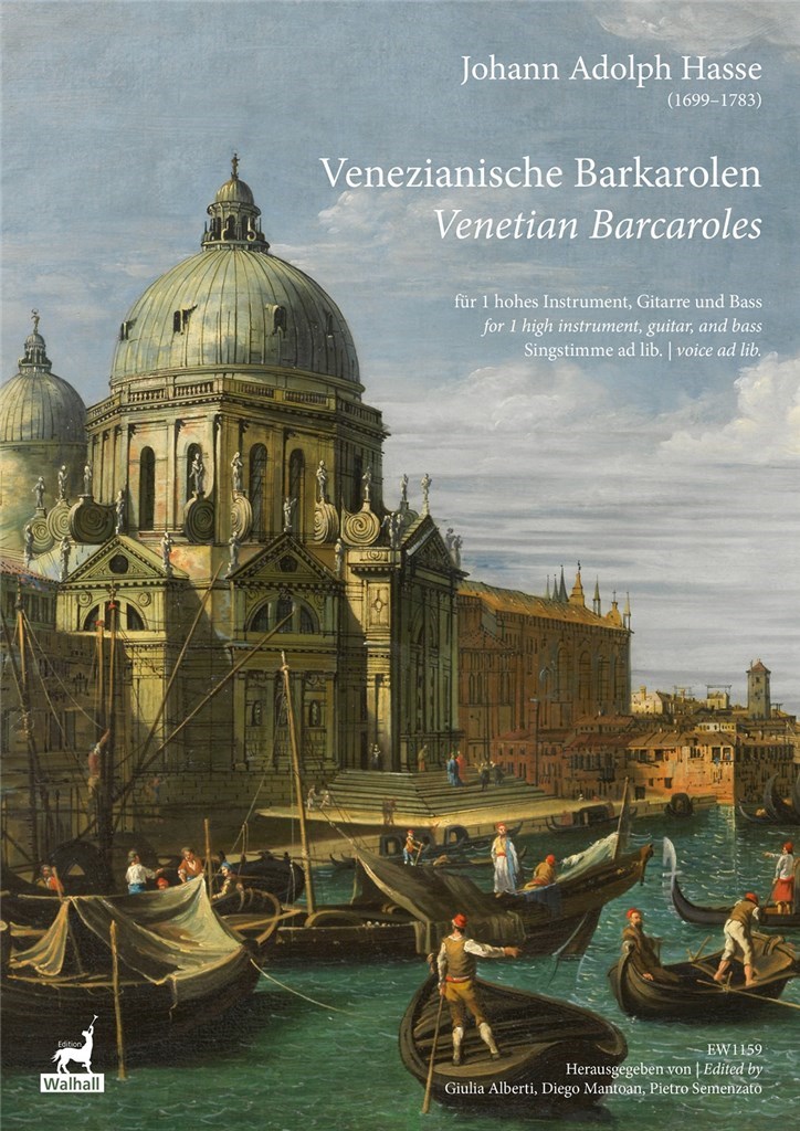 Hasse Venezianische Barkarolen Set Of Parts Sheet Music Songbook