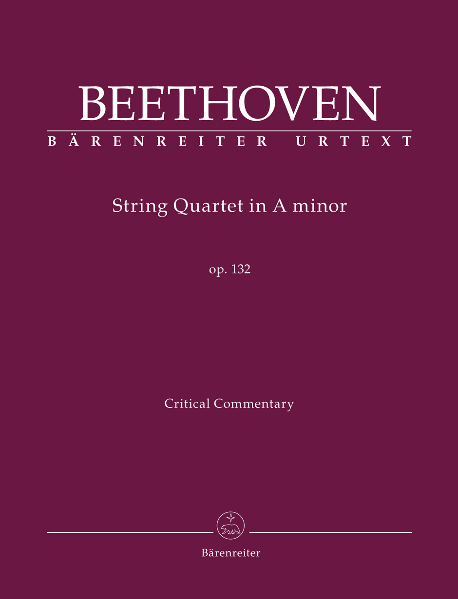 Beethoven String Quartet In A Minor Op132 Report Sheet Music Songbook