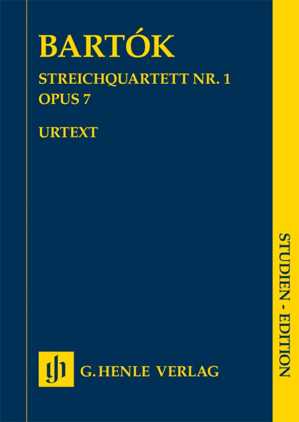 Bartok String Quartet No 1 Op7 Study Score Sheet Music Songbook