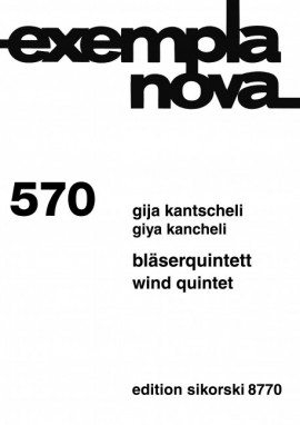 Kantscheli Blaserquintett Score & Parts Sheet Music Songbook