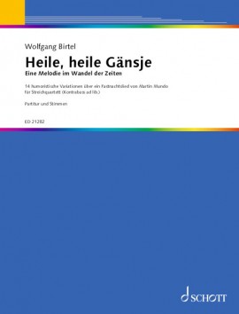 Mundo Heile, Heile Gansje String Quartet Sc & Pts Sheet Music Songbook