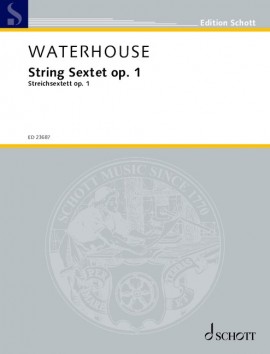 Waterhouse String Sextet Op1 Score & Parts Sheet Music Songbook