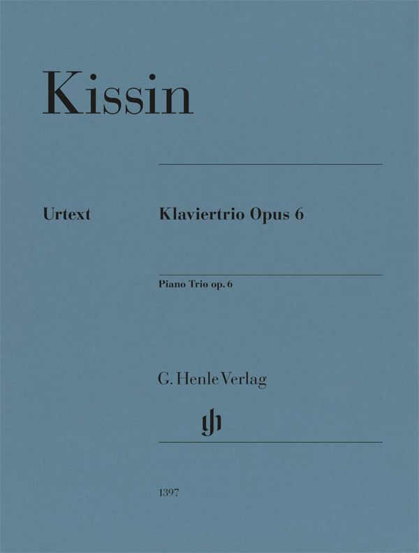 Kissin Piano Trio Op6 Violin, Cello & Piano Sheet Music Songbook