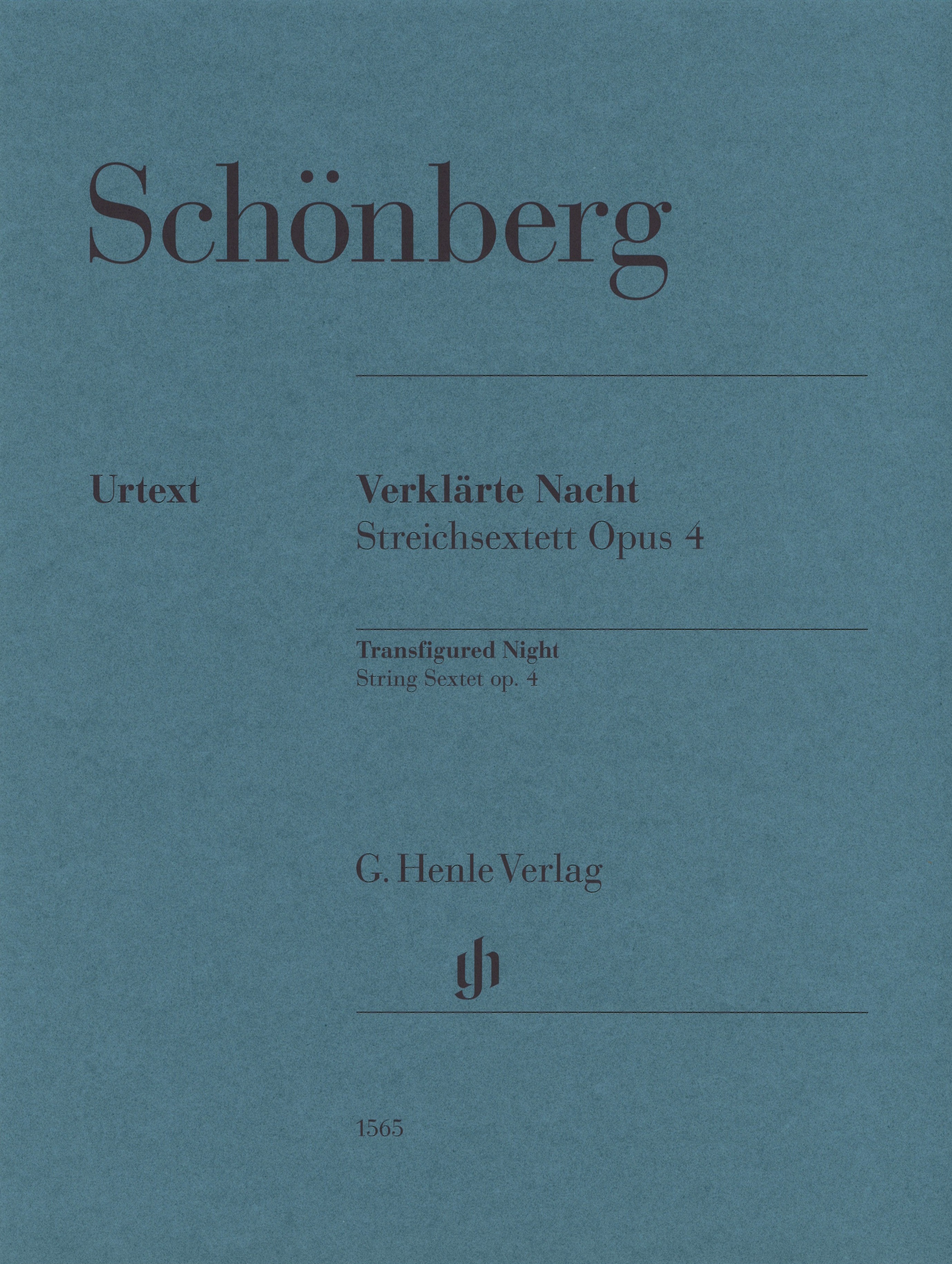 Schoenberg Verklarte Nacht Op4 String Sextet Parts Sheet Music Songbook
